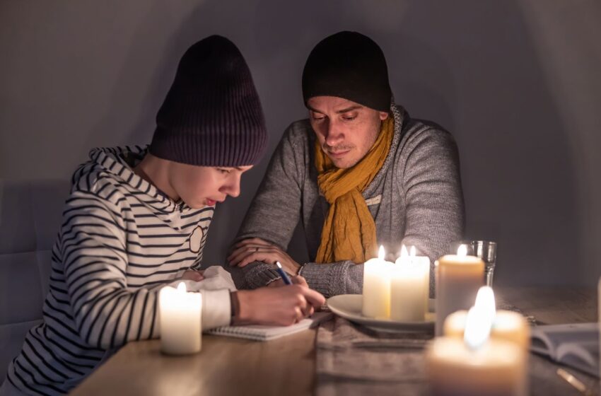  В Кривом Роге блэкаут: 45 тысяч семей без света, более 700 домов без тепла