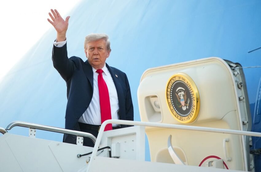  Біля президентського літака Трампа помітили дрон, – ЗМІ