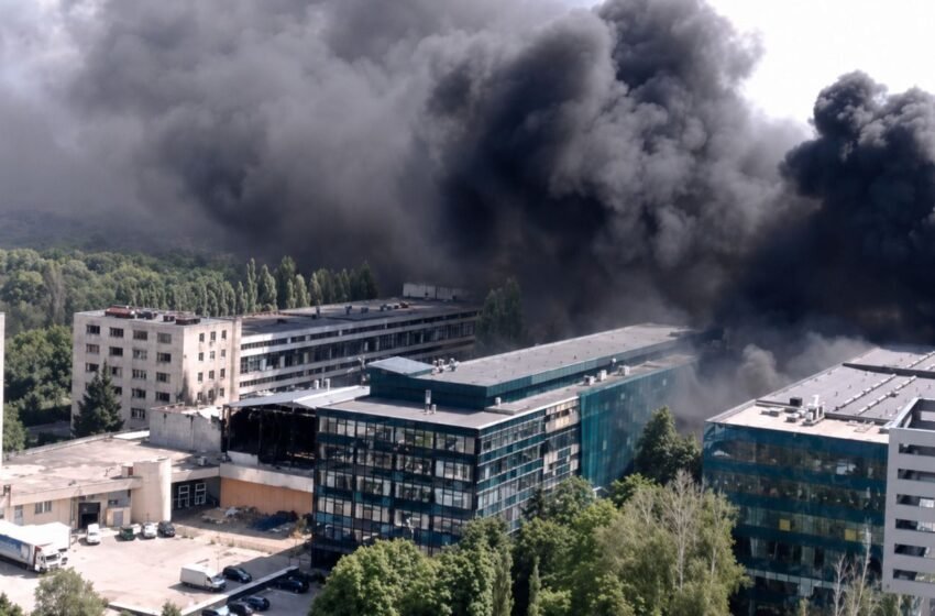  У Києві спалахнула сильна пожежа, працюють рятувальники, – ДСНС